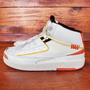 Nike Air Jordan 2 Retro Shoes Toddler‎ 9C Maison Chateau Rouge Sneakers